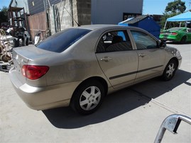 2007 TOYOTA COROLLA CE 4 DOOR GOLD 1.8 AT Z19706